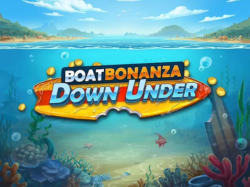 Boat Bonanza Down Under backdrop for esports match